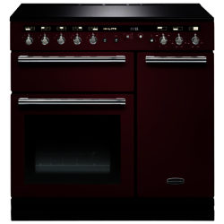 Rangemaster Hi-LITE 90 Induction Hob Range Cooker Cranberry